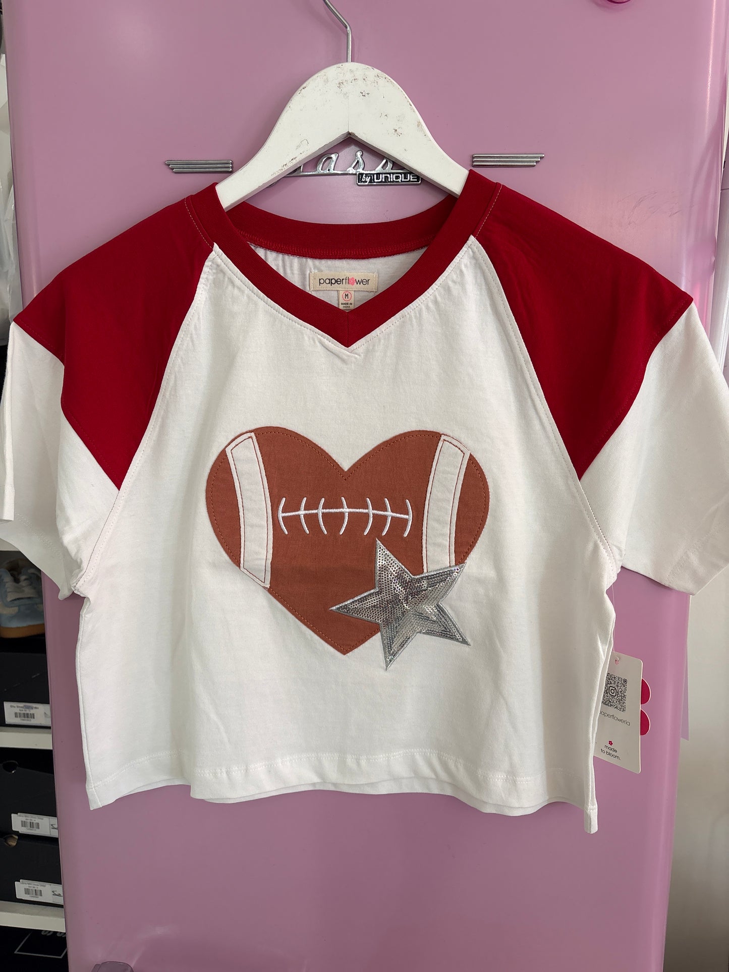 Football Heart Tee