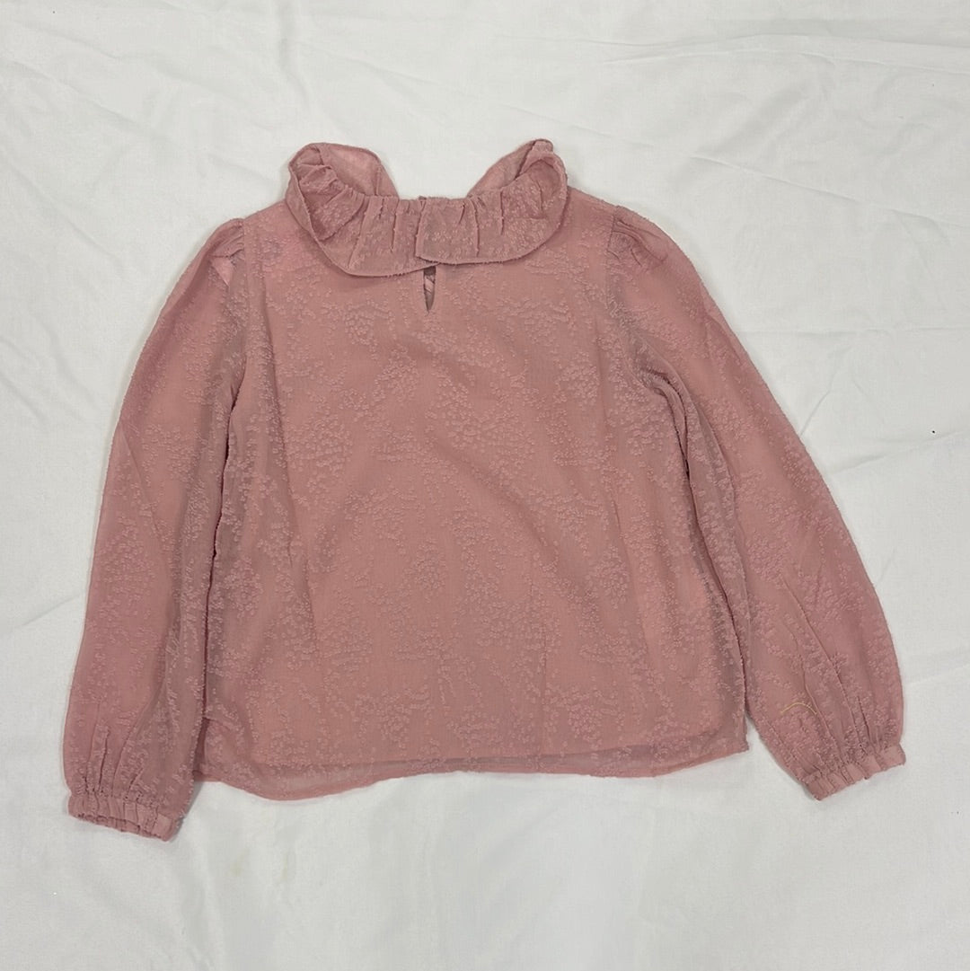 Mayoral Ruffled Long Sleeve Blouse