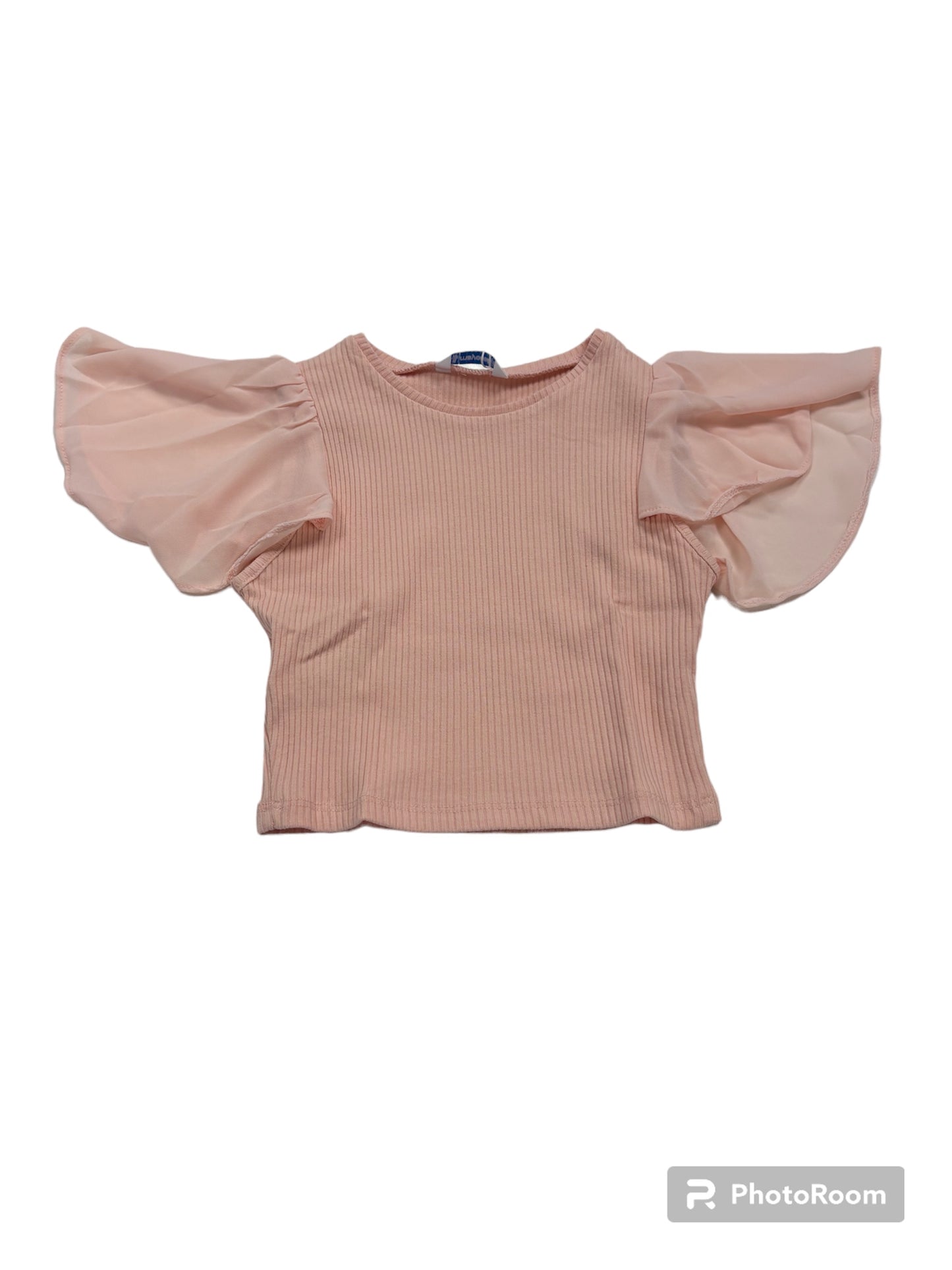 Mayoral Ruffle Sleeve Blouse
