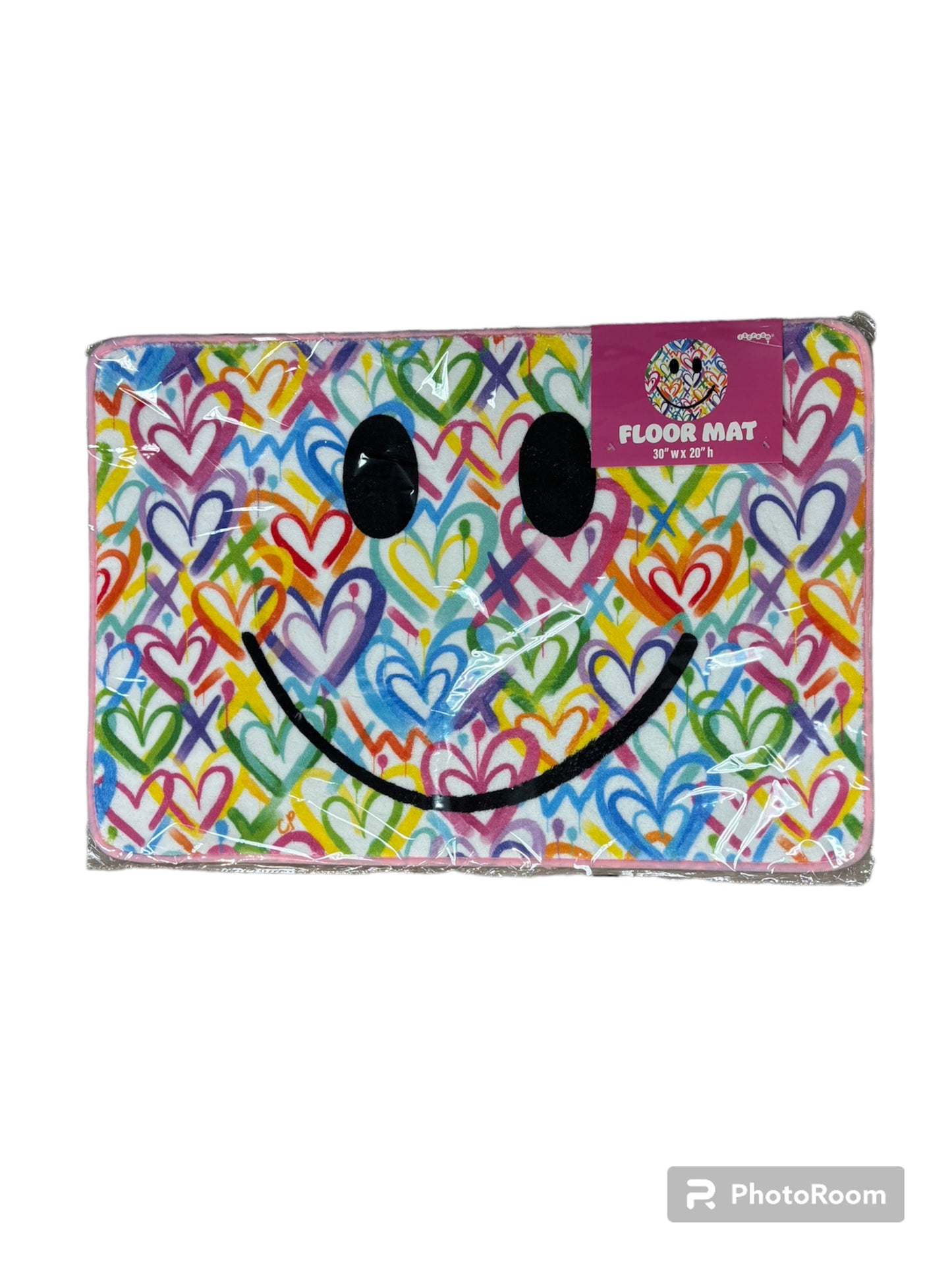iScream Corey Page Hearts Floor Mat