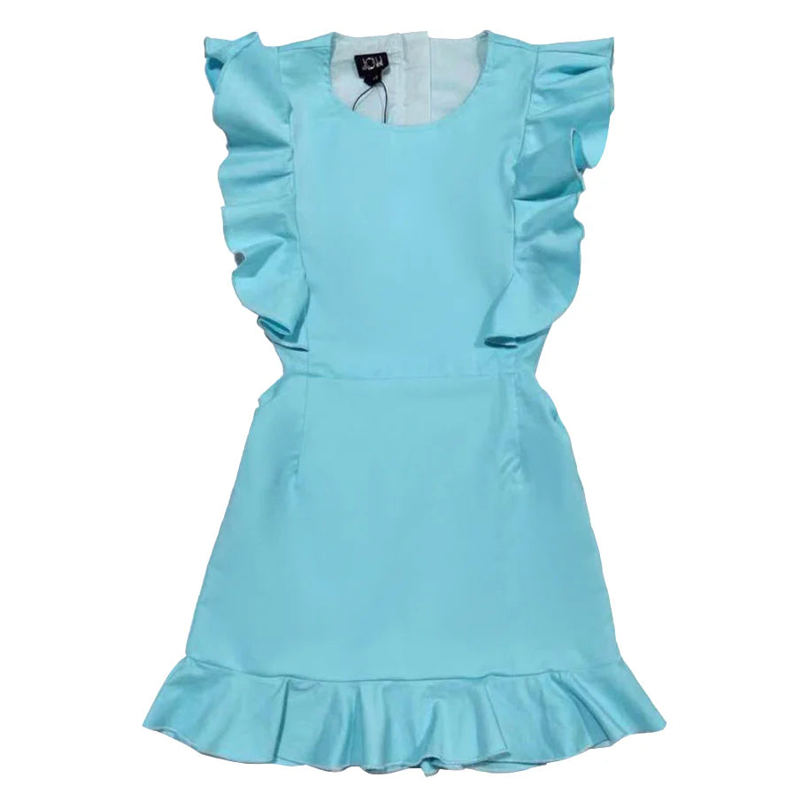 Little Olin AS Denim Cut Out Dress