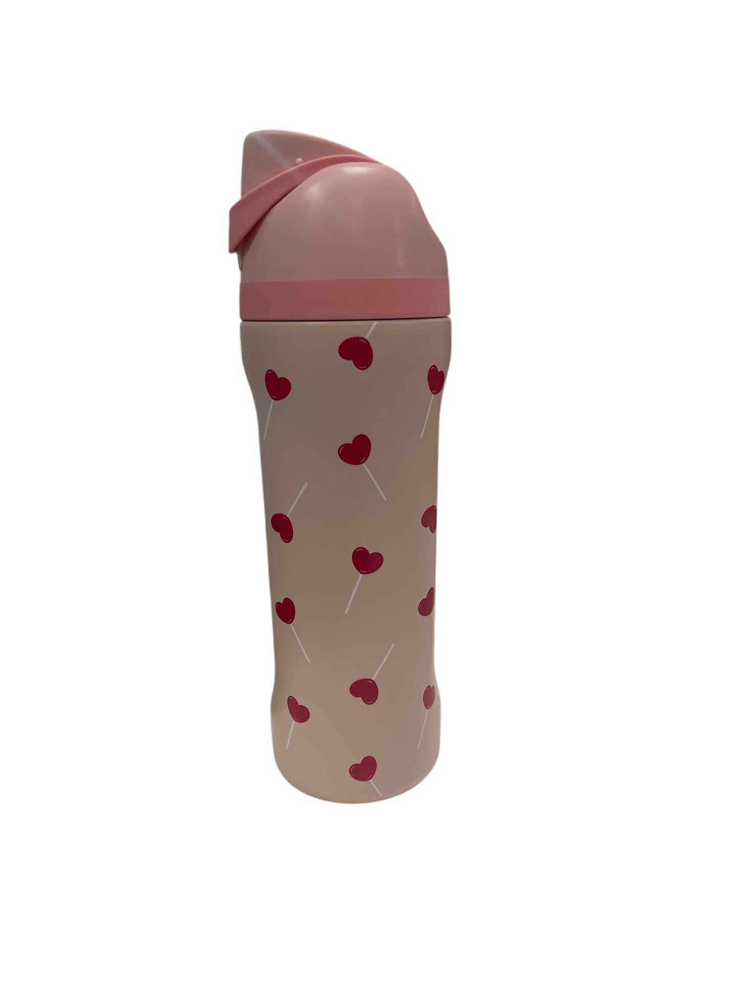 Heart lollipop water bottle