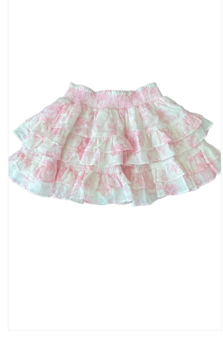 Summer Loving Saline Skirt Pink Roses