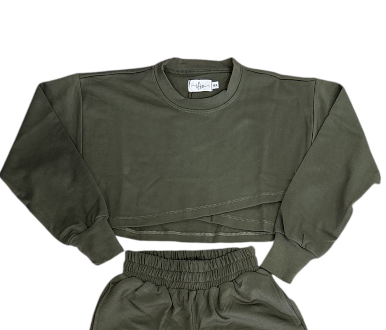 If So Asym Sweatshirt Green
