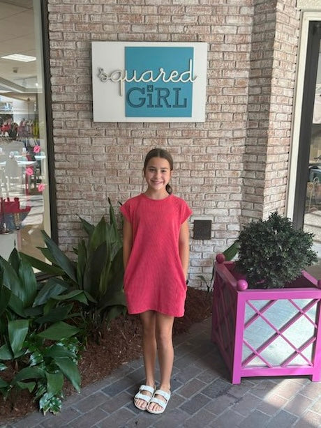 ERGE Ribbed Red Gameday Dress