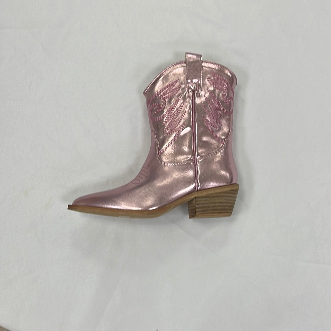 Zahara kids pink cowboy boots