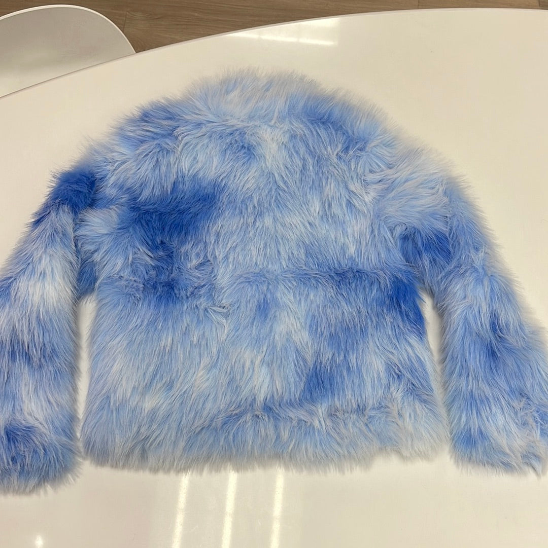 Blue MIA Fur Coat
