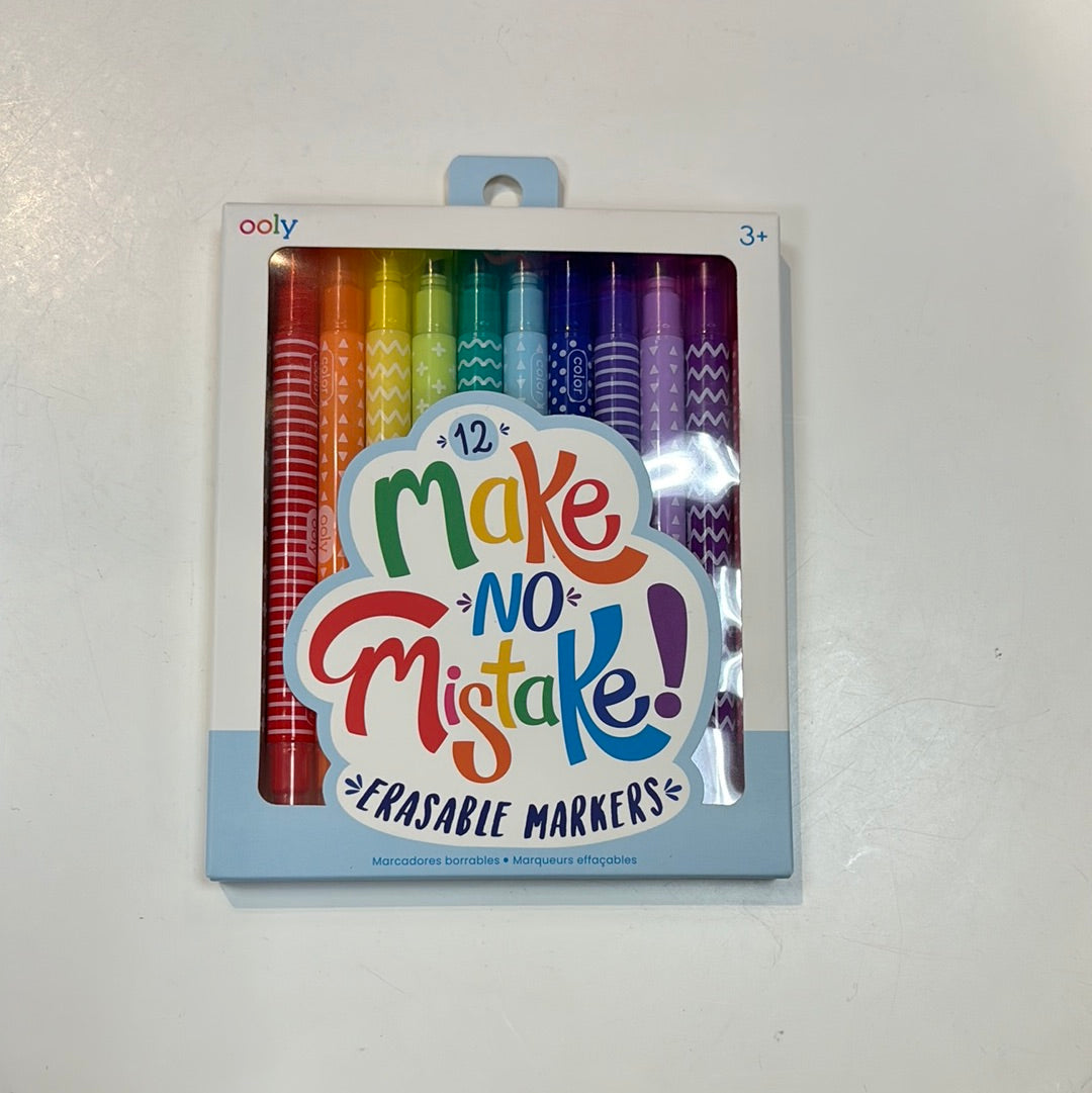 Ooly Make No Mistake Erasable Markers
