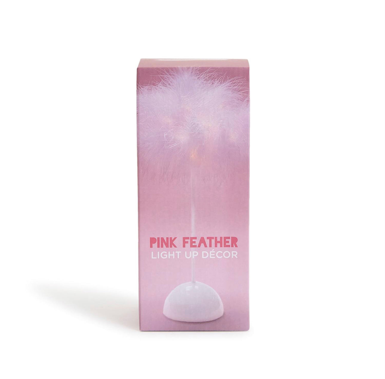 Pink Feather Light Up Decor