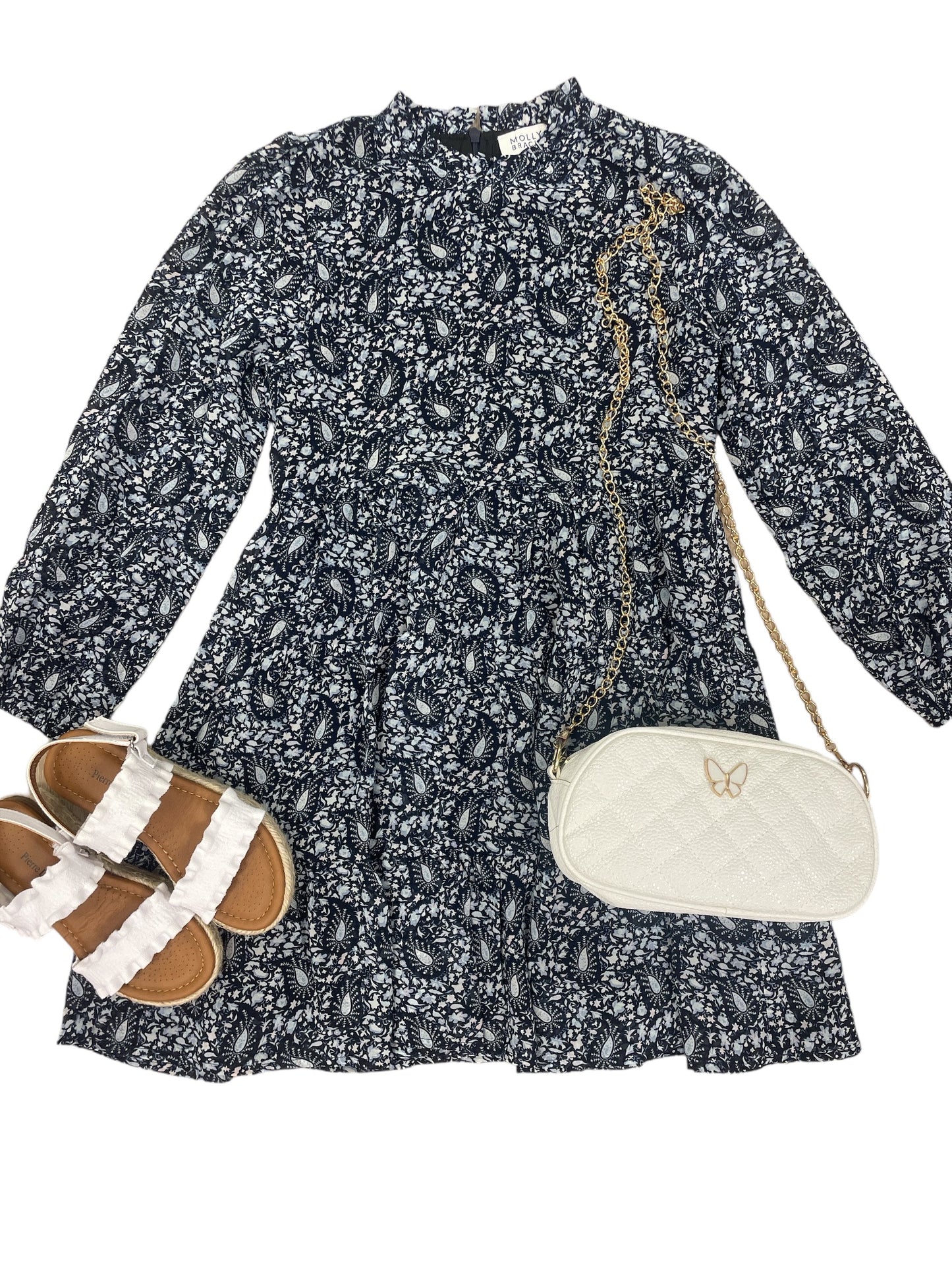 Molly Bracken Blue Violette Girls Woven Dress