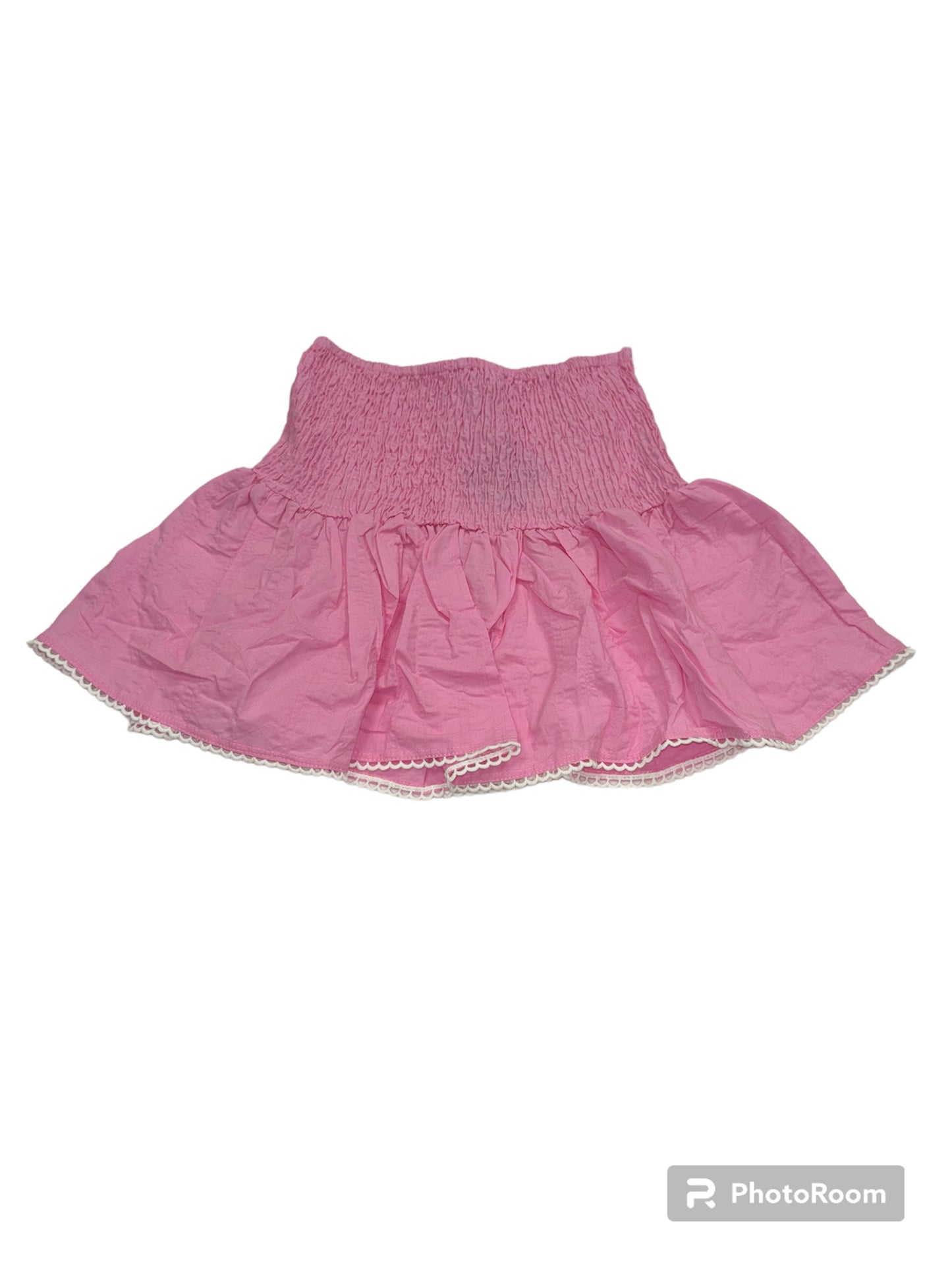 Little Olin Pink Smocked Skirt