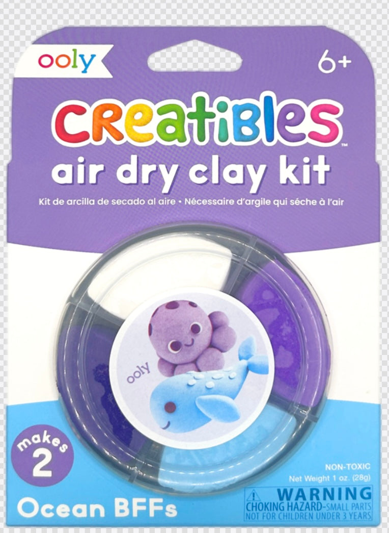 Ooly Creatibles Air Dry Clay Kit