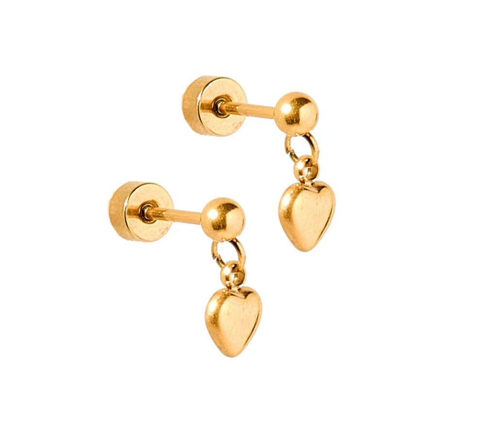 Nap Studs -Millie Heart