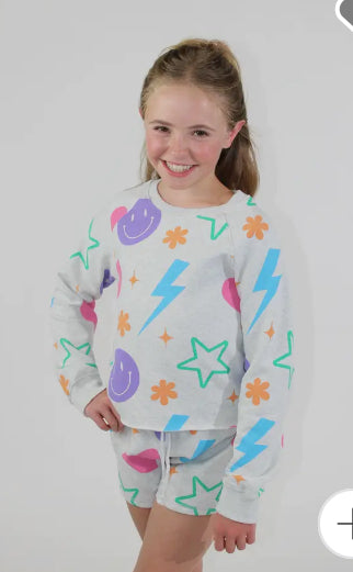 All Over Icons Sweatshirt