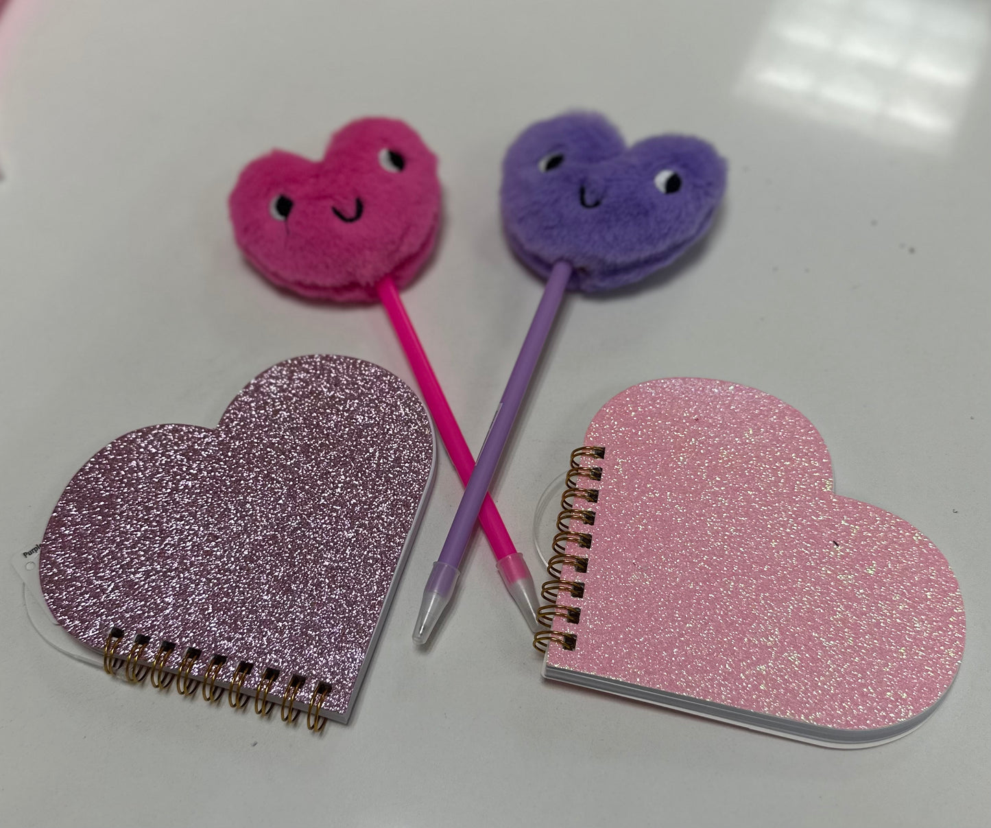 Glitter Heart Notebook