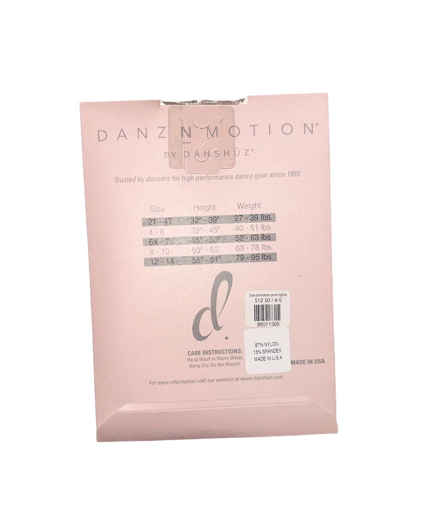 Danznmotion pink tights