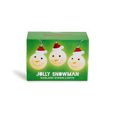 Jolly Snowman String Lights