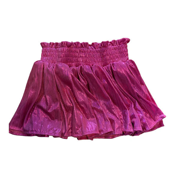 Plisse Shine Skort