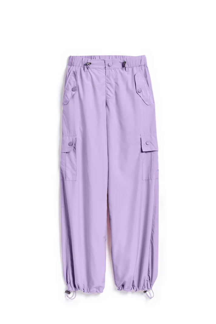 Tractr| Parachute Pants | lilac