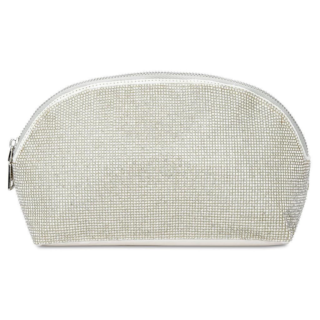 iSCREAM - White Crystal Oval Cosmetic Bag