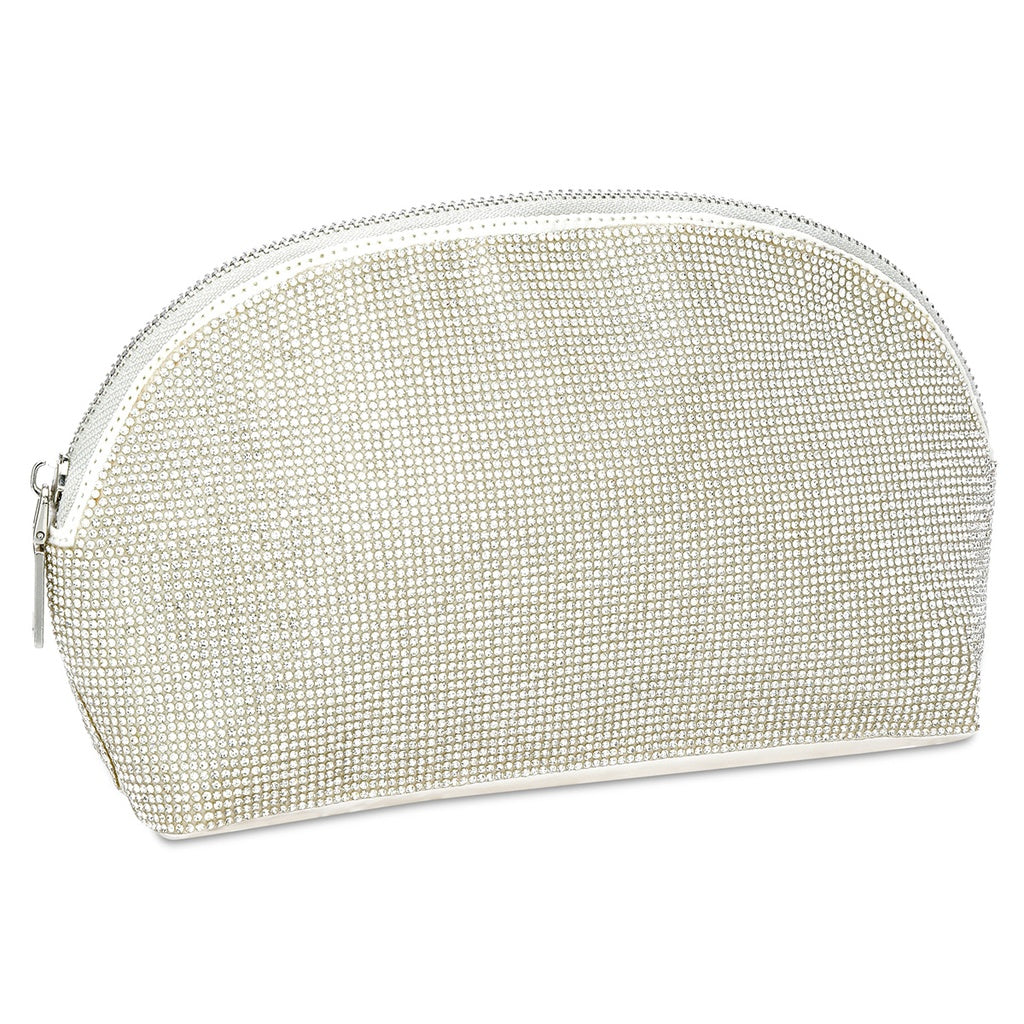iSCREAM - White Crystal Oval Cosmetic Bag