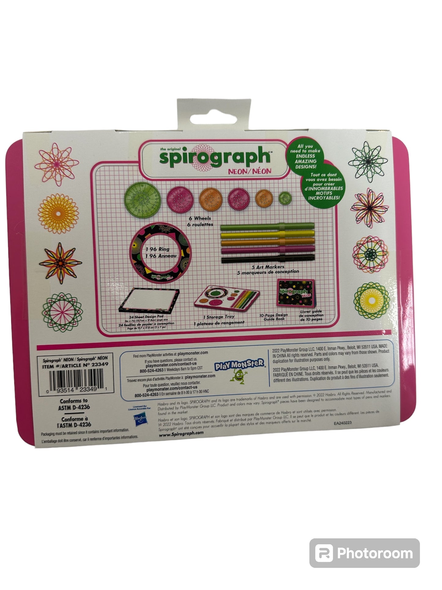 Play Monster Neon Spirograph