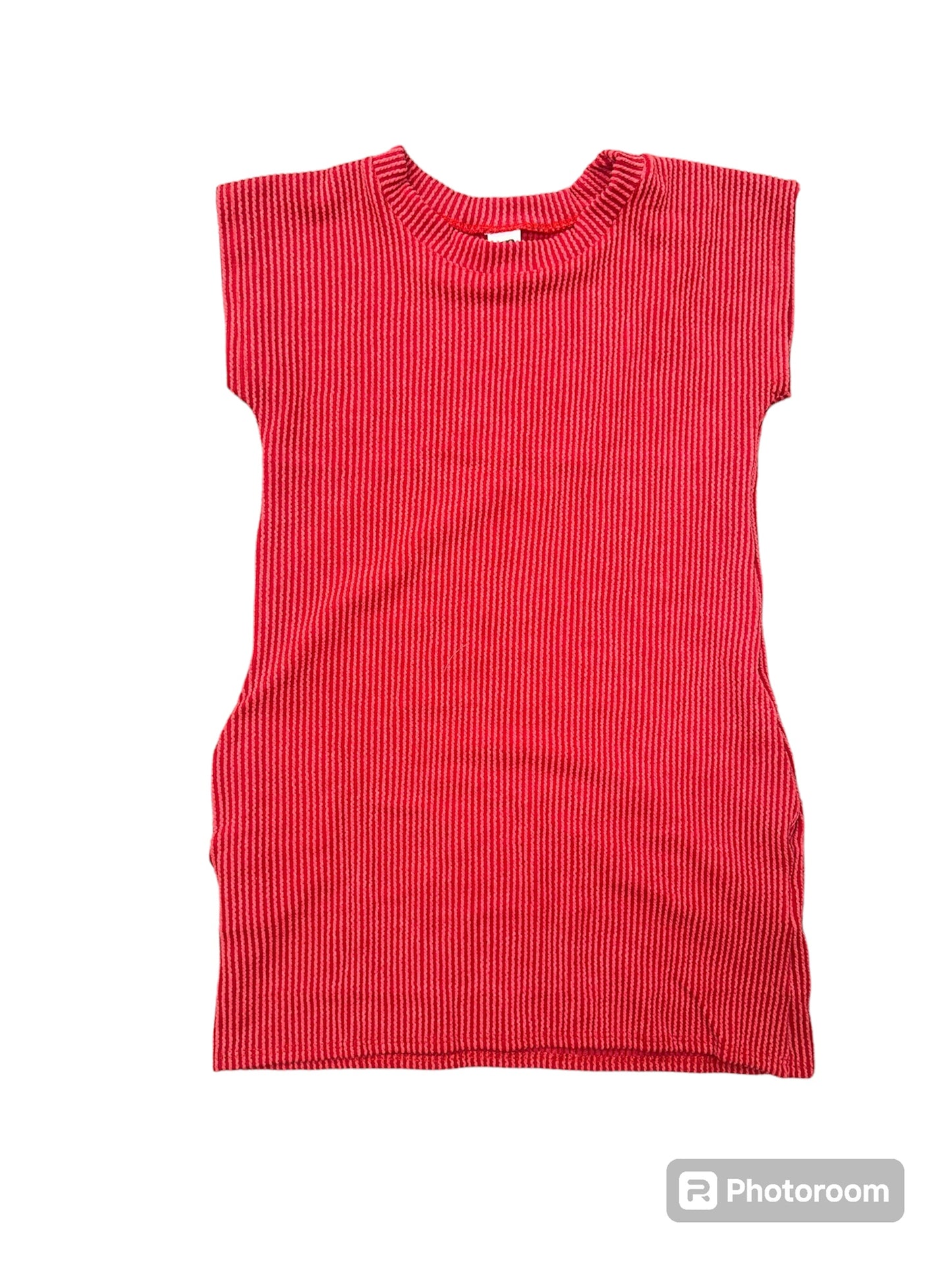 ERGE Ribbed Red Gameday Dress
