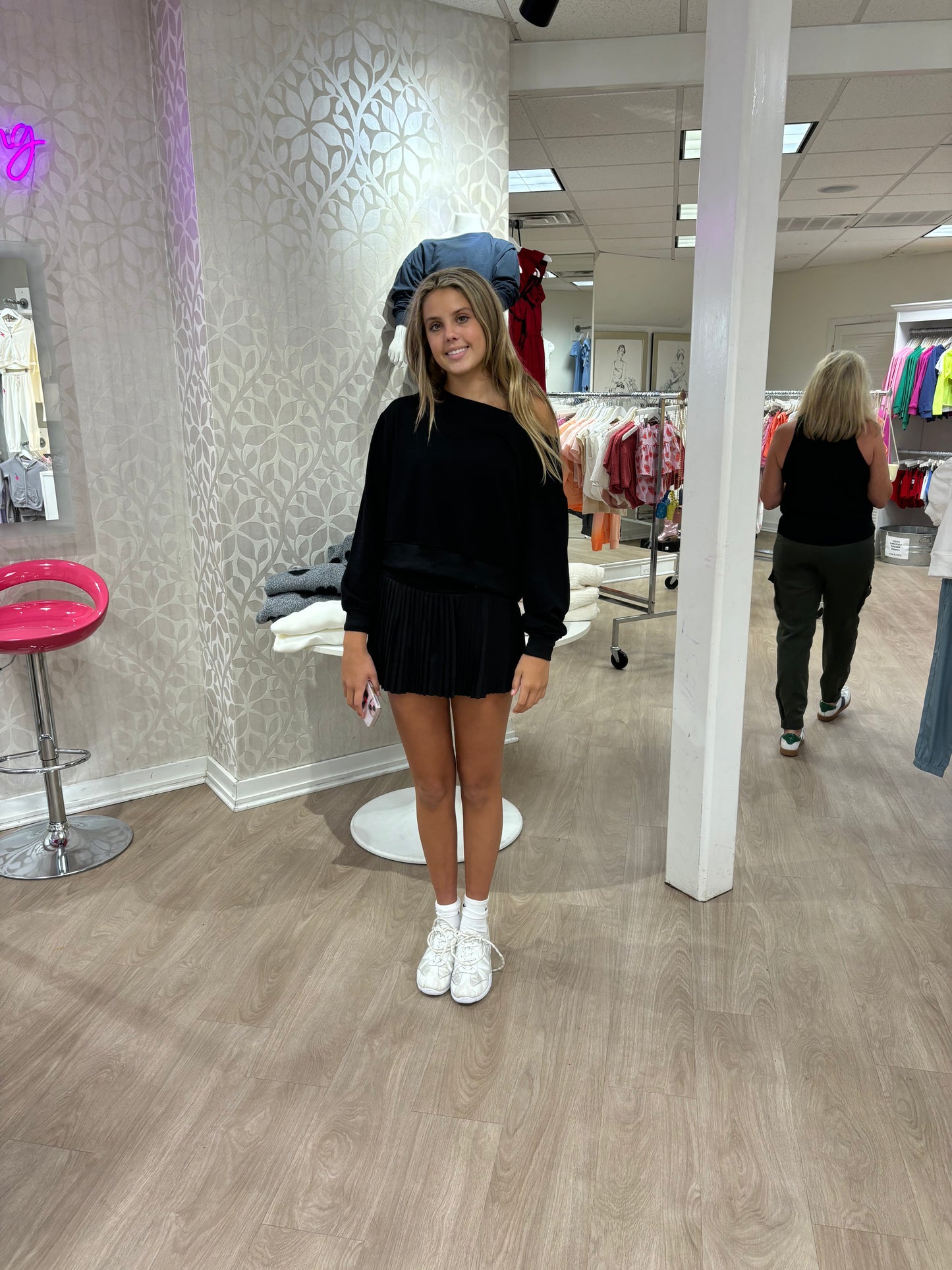Cloud Off the Shoulder Sweatshirt