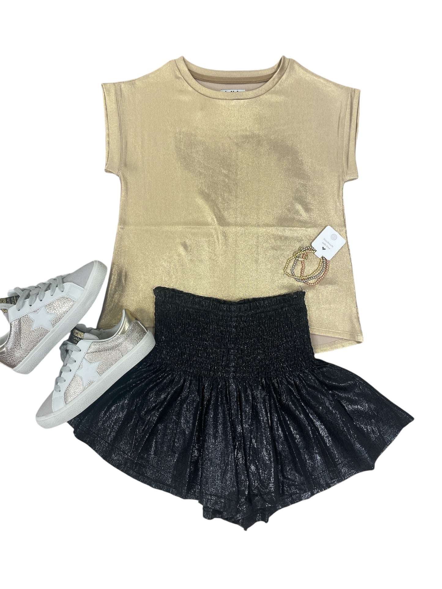 MIA METALLIC TEE