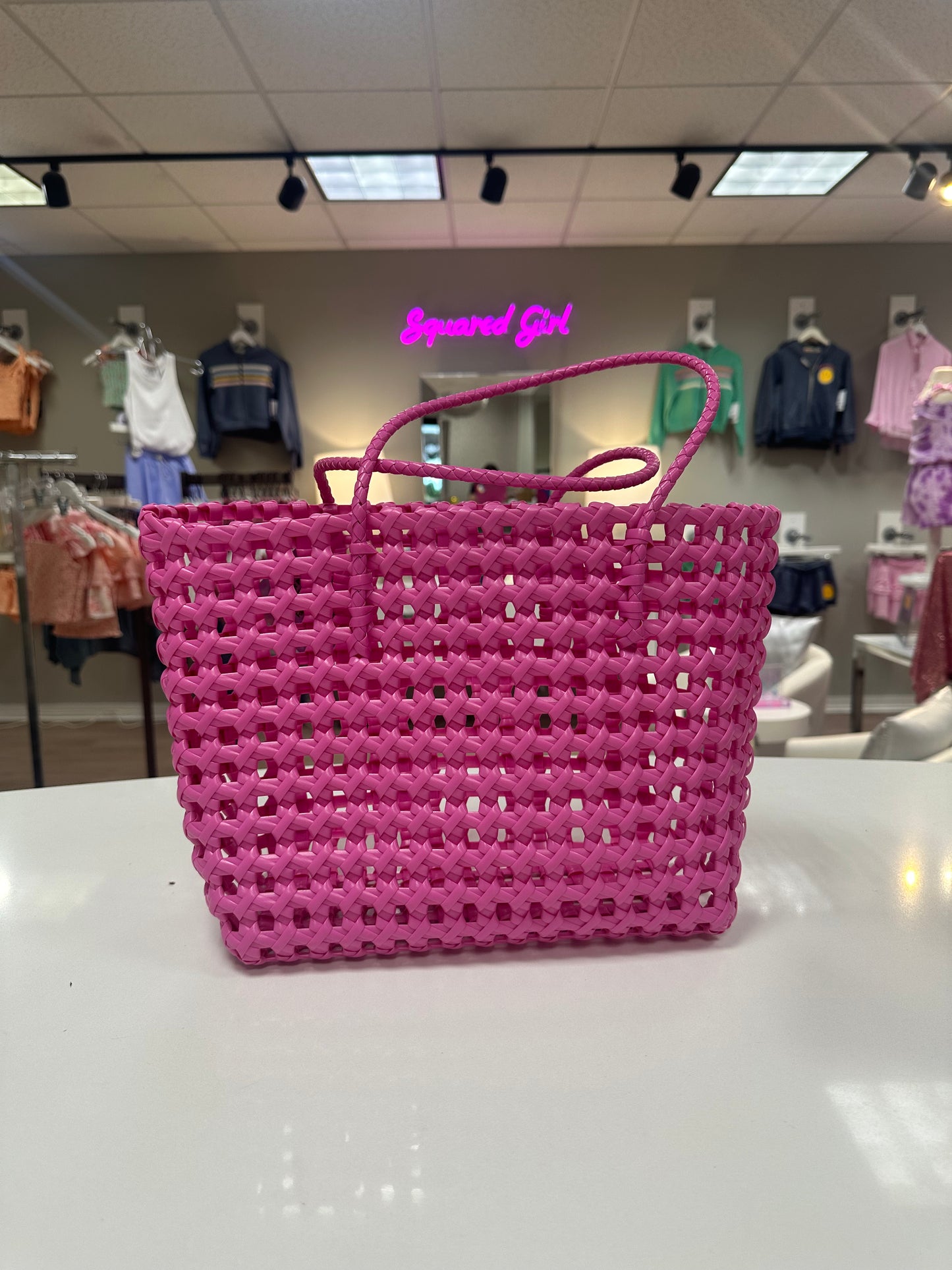 Large Woven Tote Bag