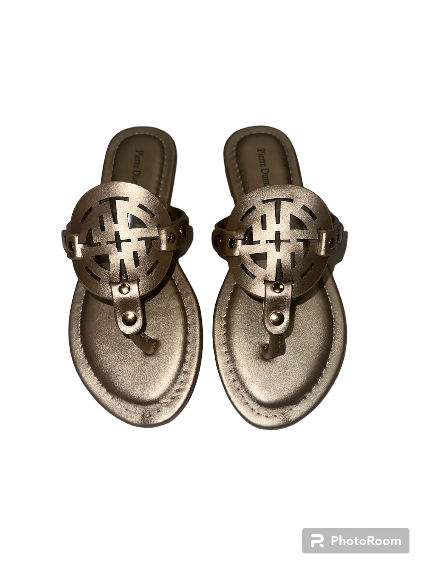 Pierre Dumas Gold Sandal