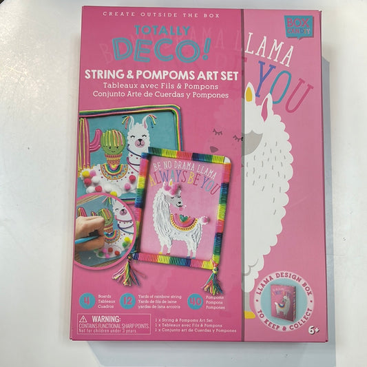 BOX CANDIY String and Pompoms Set