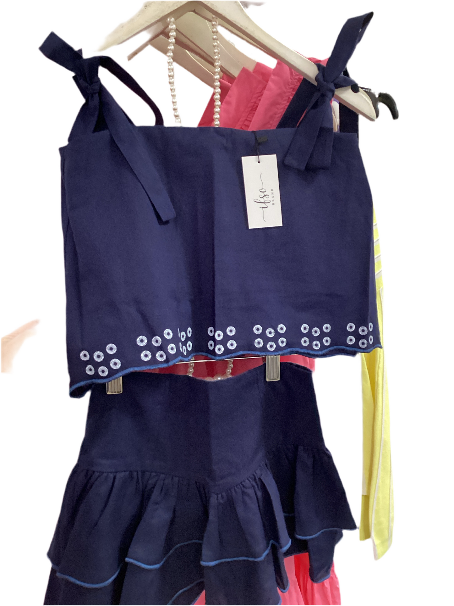 Blue Circle Tiered Set