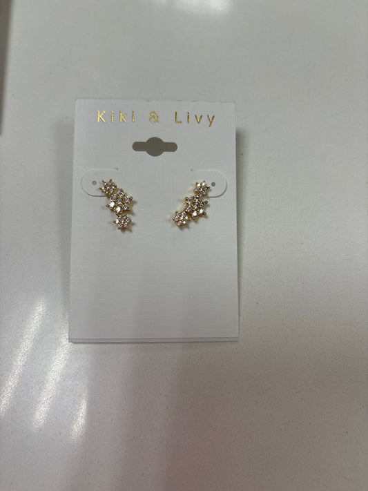 Kiki & Livy Triple Star Studs