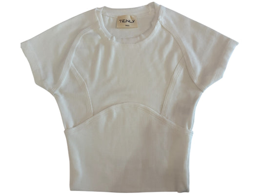 Rayon Rib Cap Sleeve