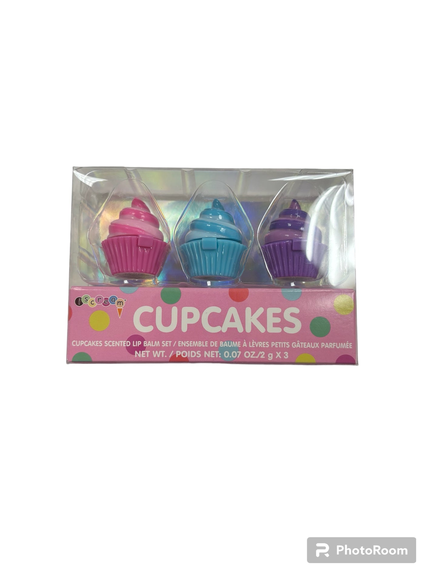 iScream Cupcake Lip Balm Set