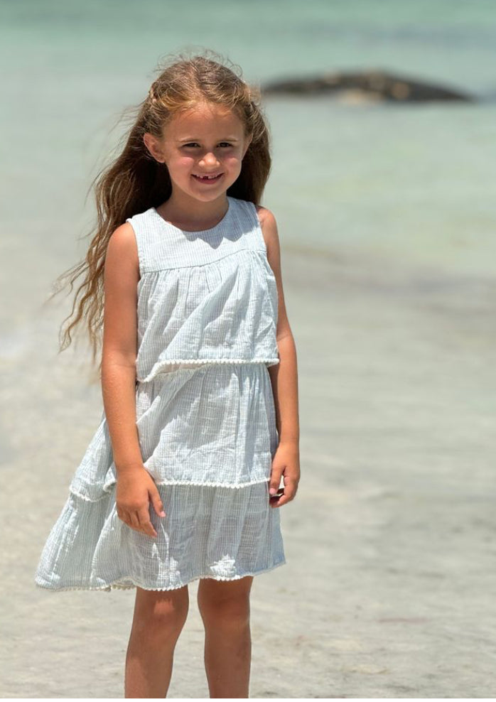Ruffle Dress with Tank Bodice