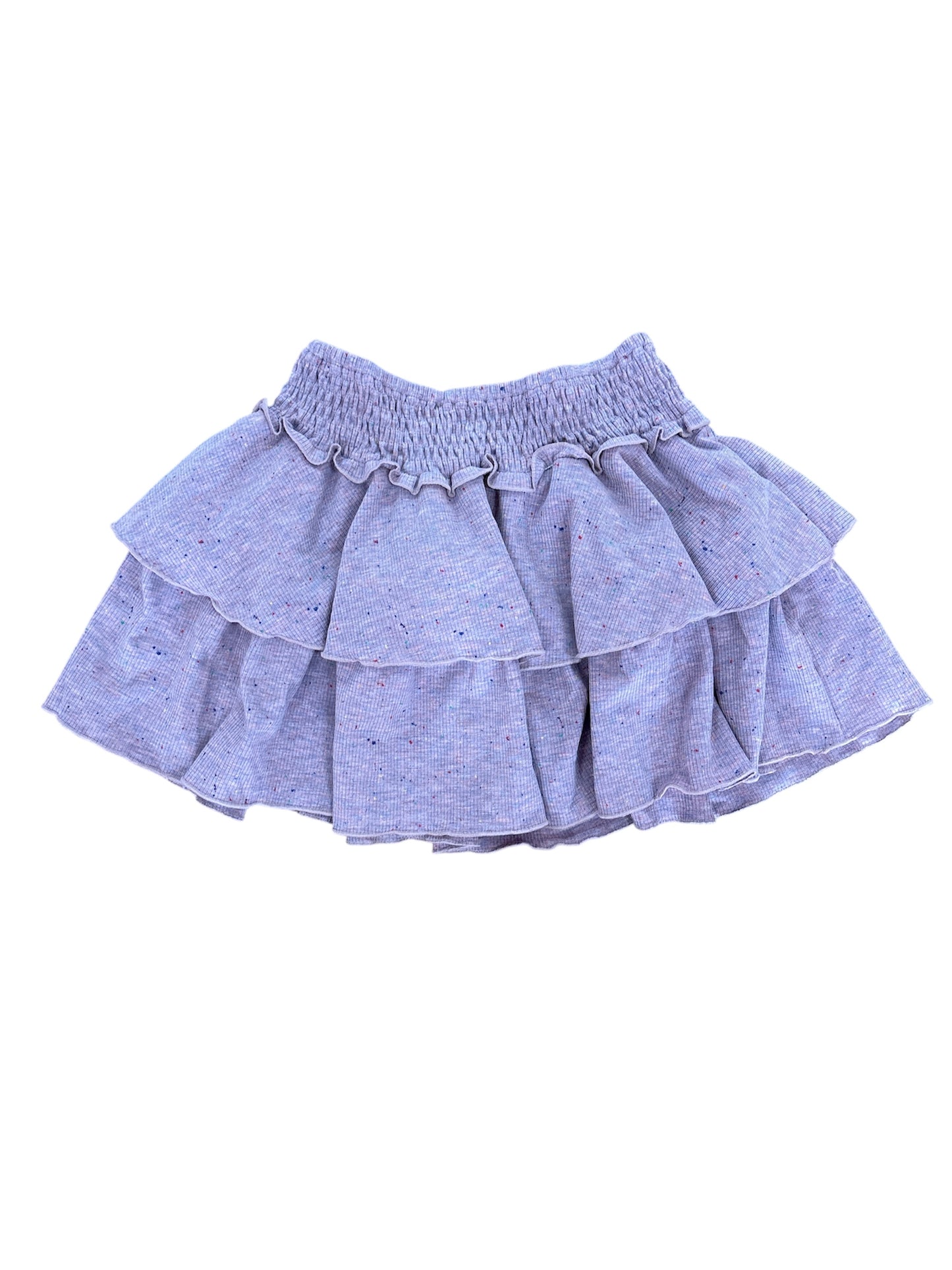 FBZ Splatter Ribbed Skirt