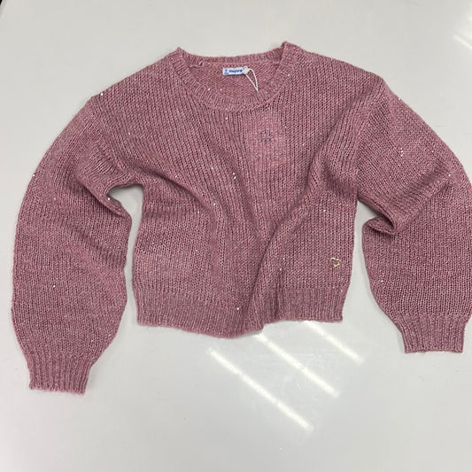Mayoral pink sparkles sweater