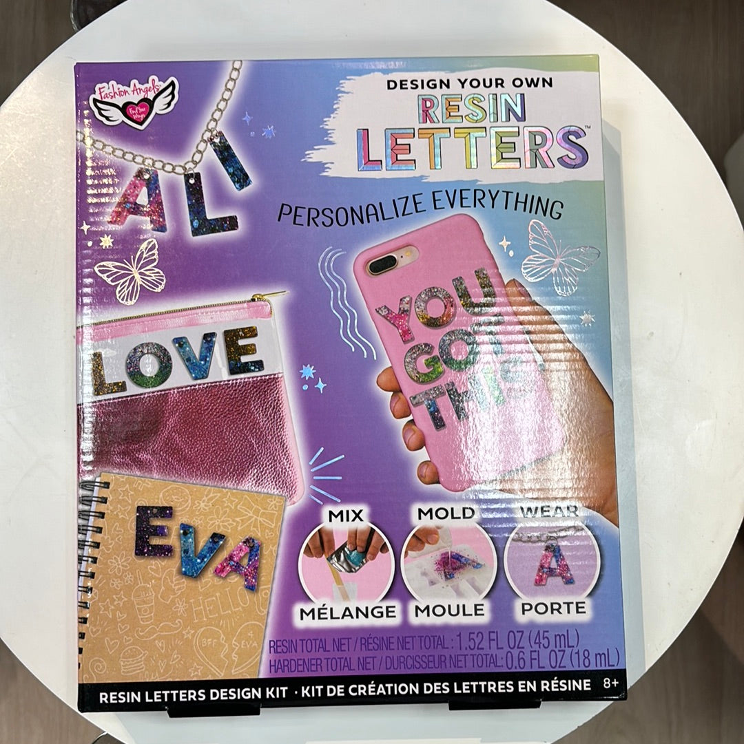 Fashion Angels Design your own resin letters
