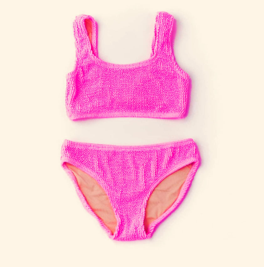 Crinkle Berry 2pc Swimsuit