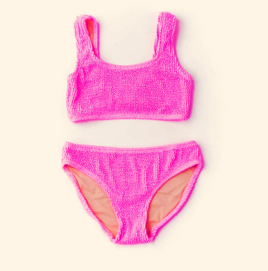 Crinkle Berry 2pc Swimsuit