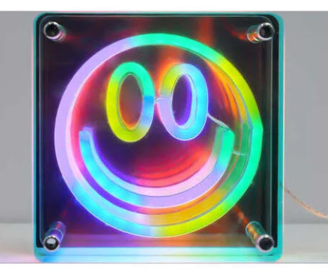 Neon Smile 3D Effect