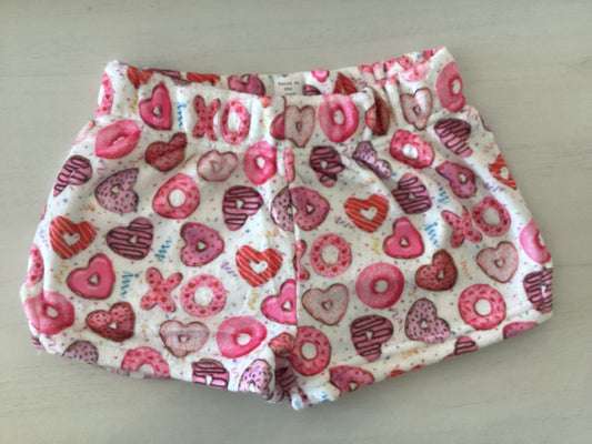 Preppy Goose donuts plush shorts