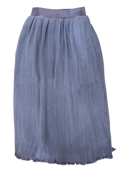 AW Lavender Long Pleated Skirt
