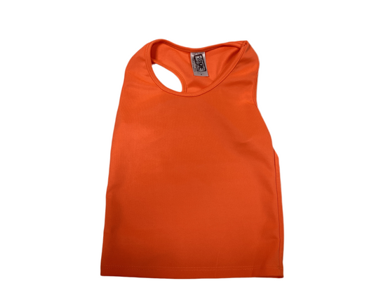 Techno Racerback Tank Orange