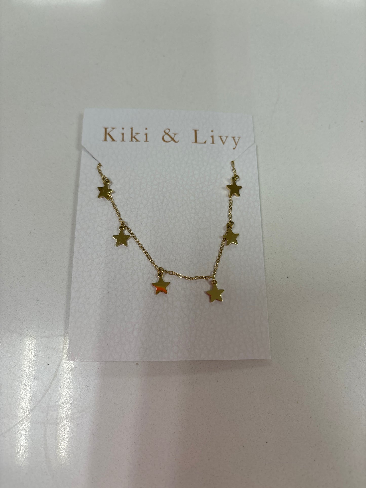 Kiki & Livy Multi Star Gold Necklace