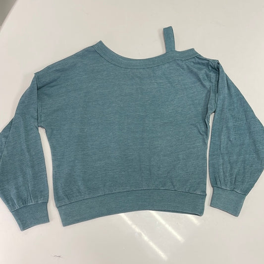 Vintage Havana Teal Shoulder Sweatshirt