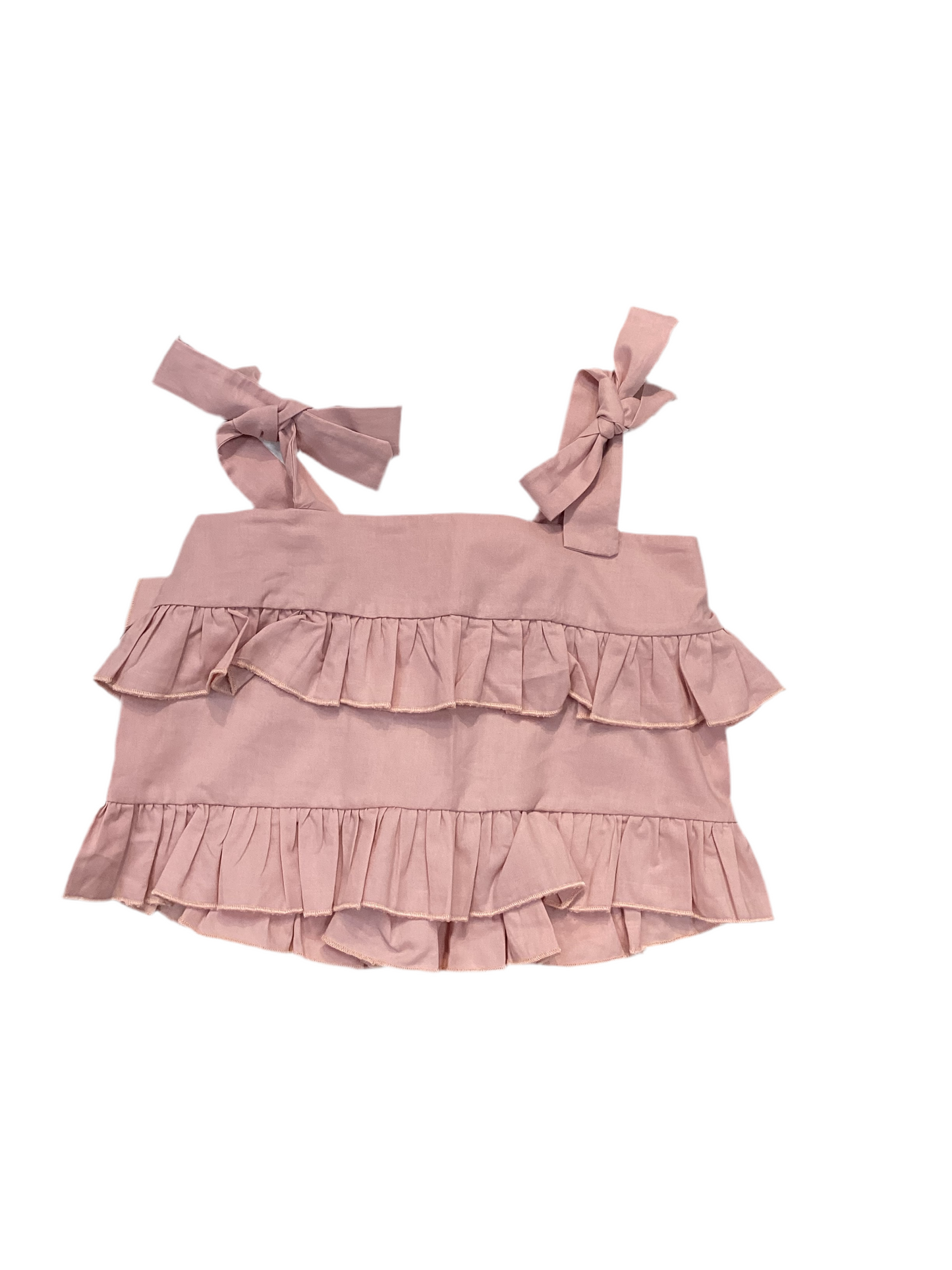 Tiered Ruffle Tie Strap Set