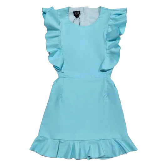 Little Olin AS Denim Cut Out Dress